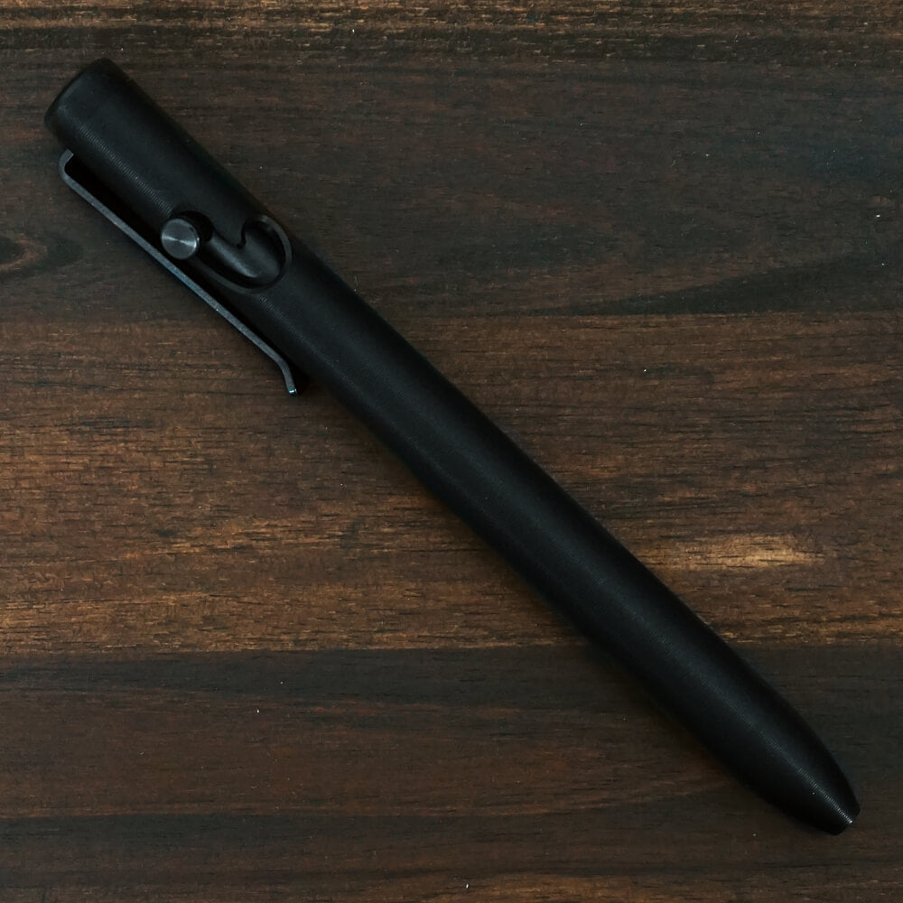 Bolt Action Pen | Ultem | Black | Standard (5.6