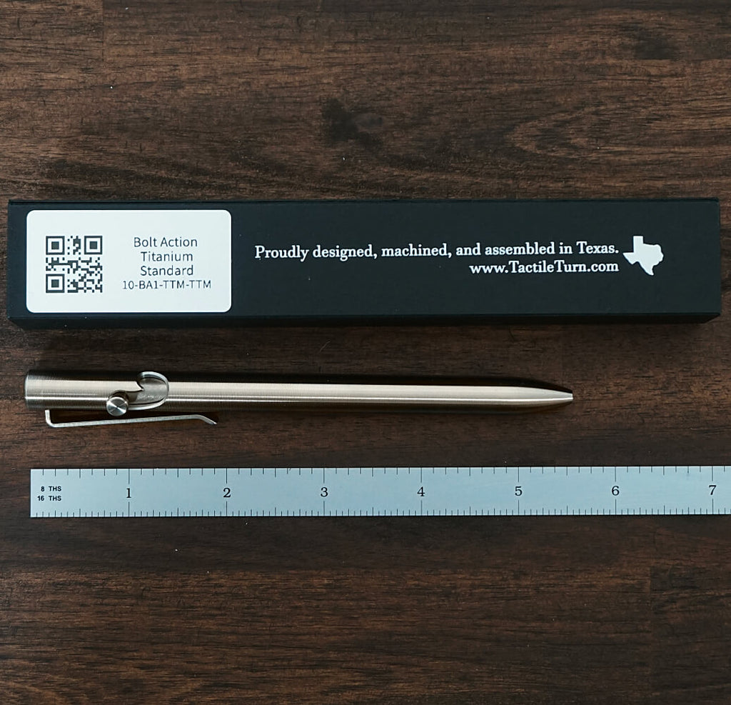 Bolt Action Pen | Titanium | Standard (5.6