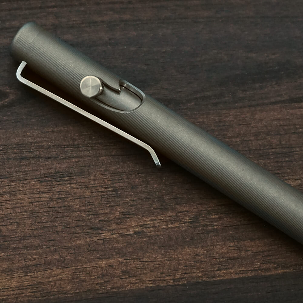 Bolt Action Pen | Stonewashed Titanium | Standard (5.6