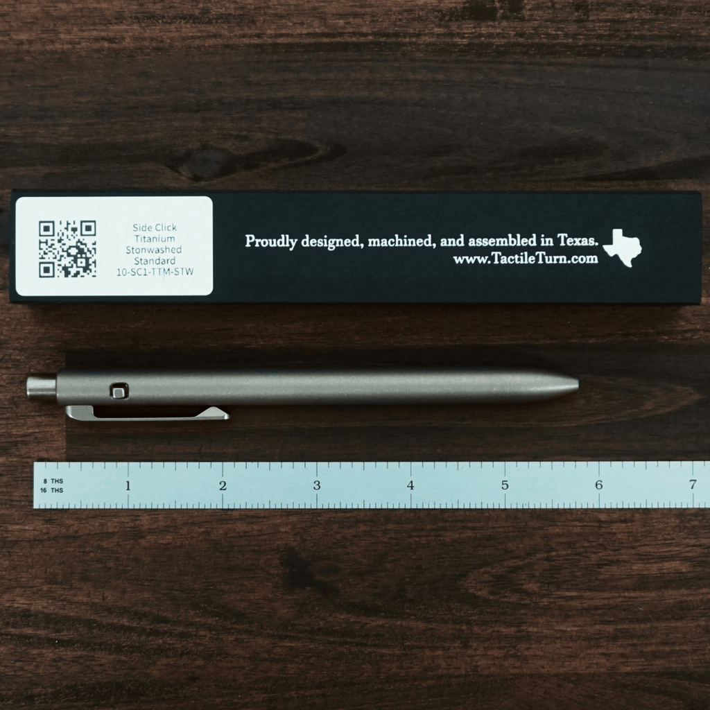 Side Click Pen | Stonewashed Titanium | Standard (5.8