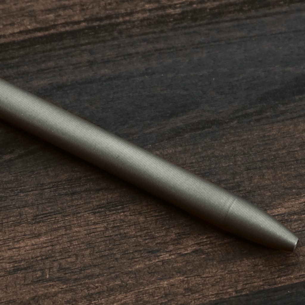 Slim Bolt Action Pen | Stonewashed Titanium | Standard (5.6