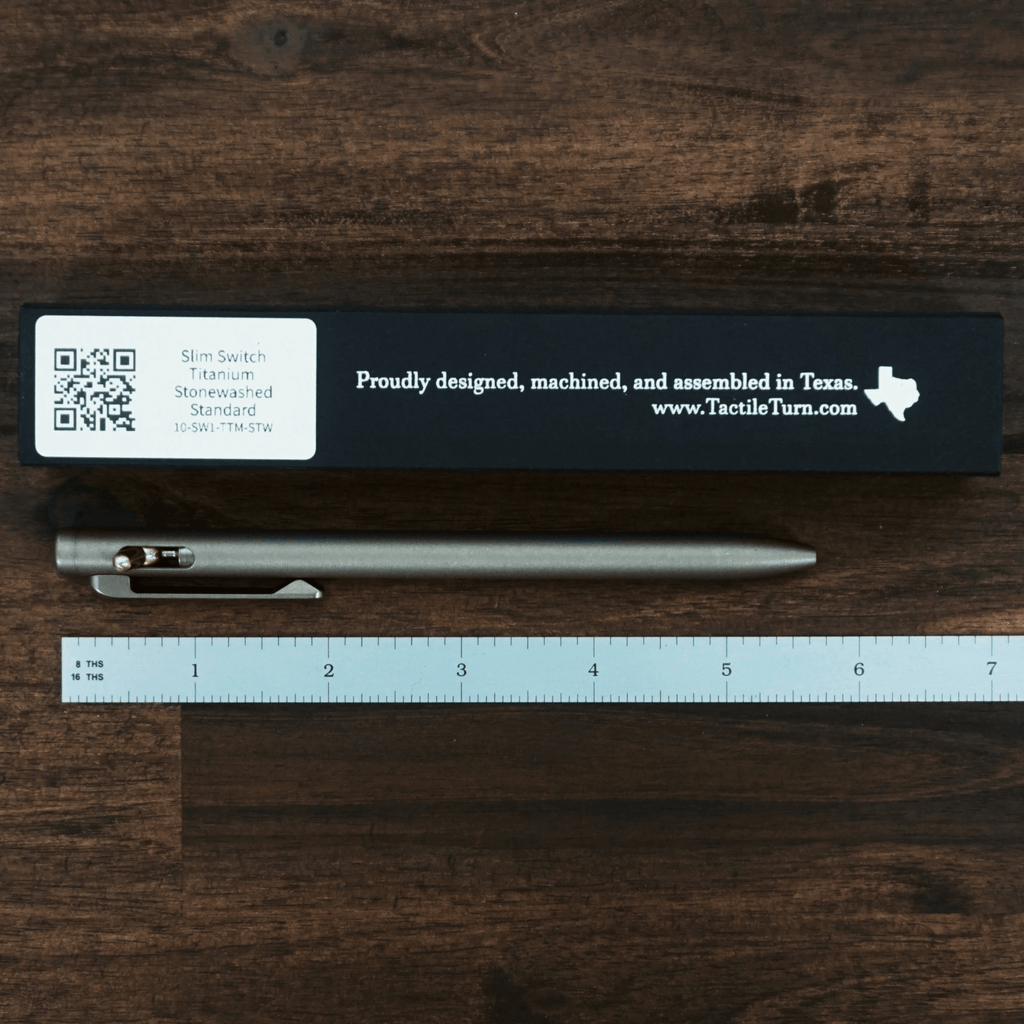 Slim Switch Pen | Stonewashed Titanium | Standard (5.75