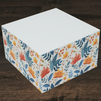 DISCOUNTED | Adhesive Cube | Warm Floral | Post-It®